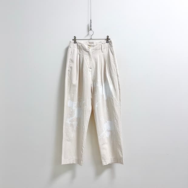 더일마 페인티드 핀턱 팬츠