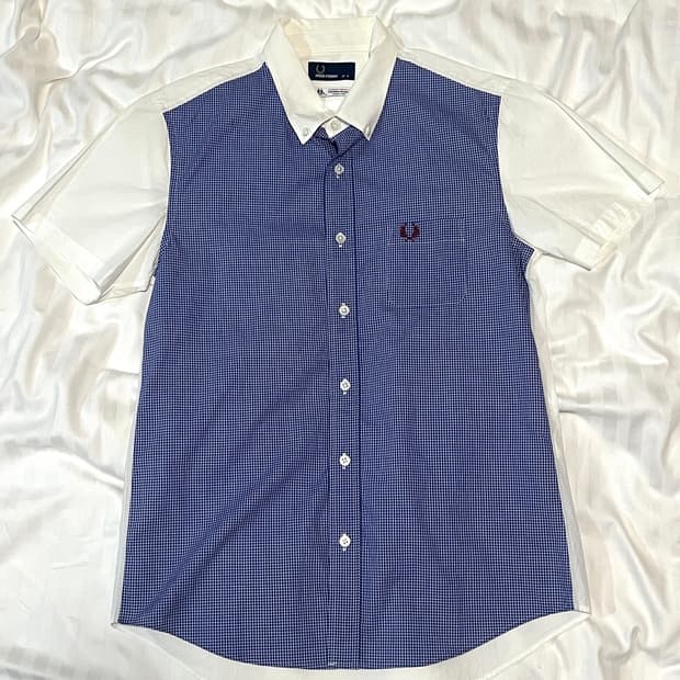 Fred perry 체크 셔츠
