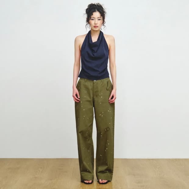 플리브프로젝트 HALTER NECK SLEEVELESS, NAVY