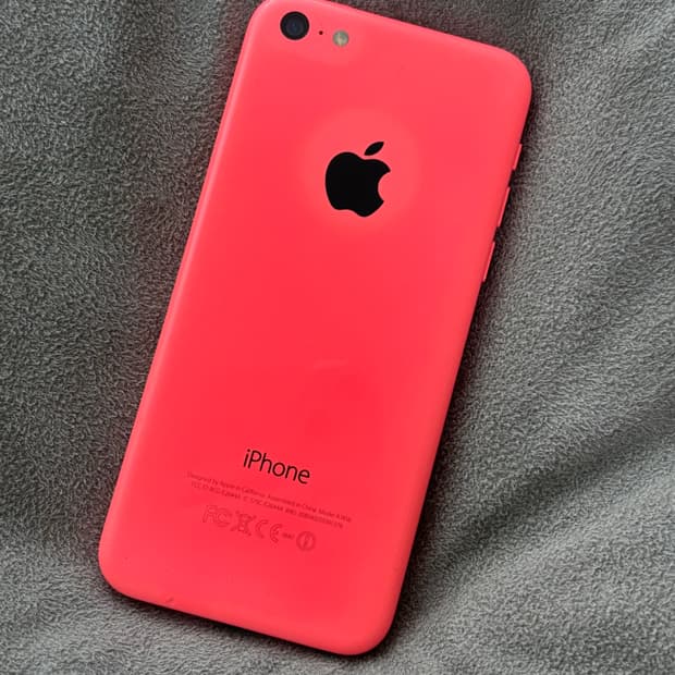 아이폰 5c 16GB 레드ㅣ핑크 피치 오씨 세컨폰 카메라 중고폰 빈티지