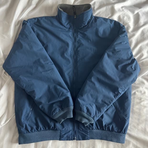 [L] 00s 엘엘빈 ll bean 웜업 자켓 다크블루