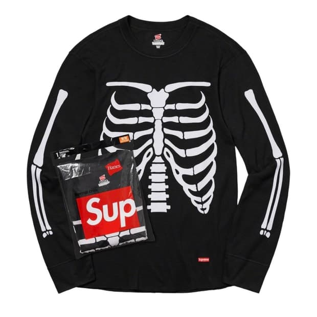 Supreme hanes bones