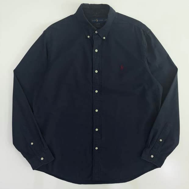 Polo 폴로 랄프로렌 신형 QR 딥네이비 옥스포드 셔츠
