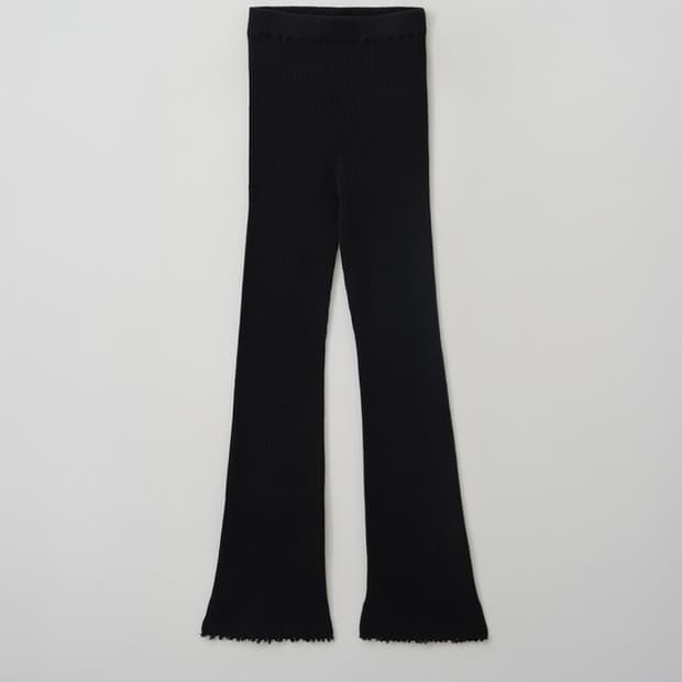 졸리앙볼 데미지 리브드 니트 팬츠 cos