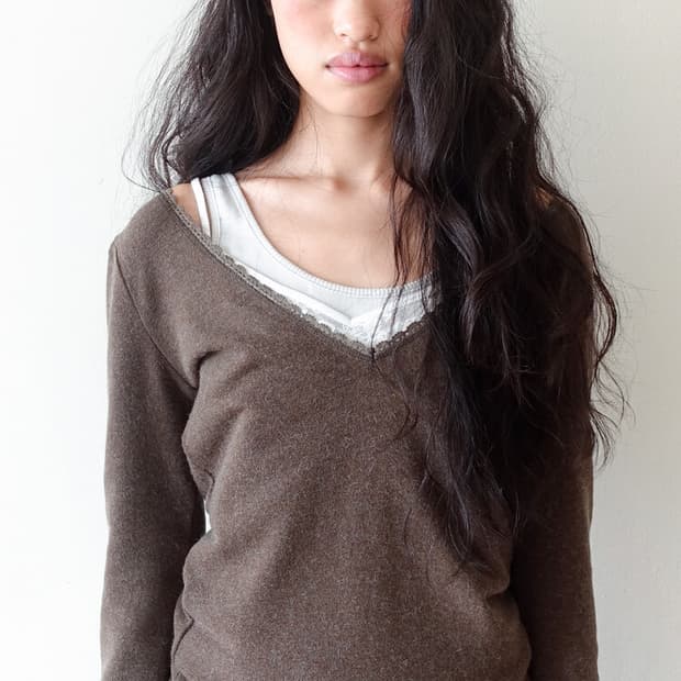 iris long top (khaki)