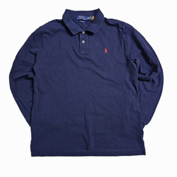 [95] 폴로 랄프로렌 네이비 긴팔 카라 티셔츠