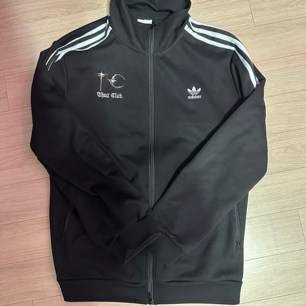 아디다스 떠그클럽 져지 트랙탑 트랙 자켓 블랙