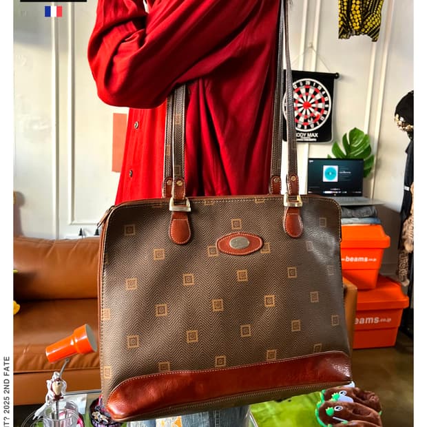 TEXIER France Made Leather Shoulder Bag