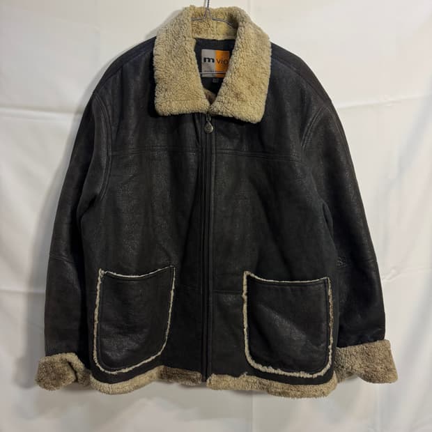 Mvio 양가죽 무스탕 자켓