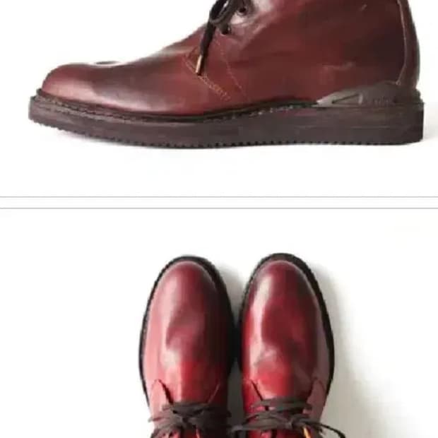 비즈빔 버건디 레더 뉴웰부츠  9.5