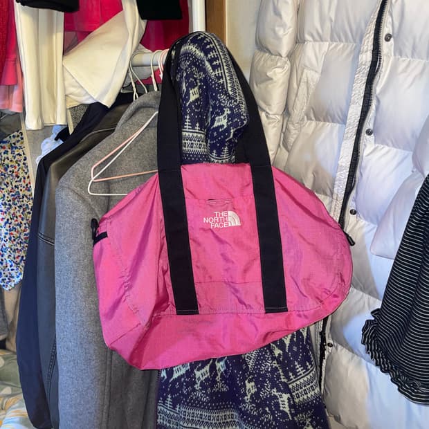 노스페이스 나일론 보스턴백