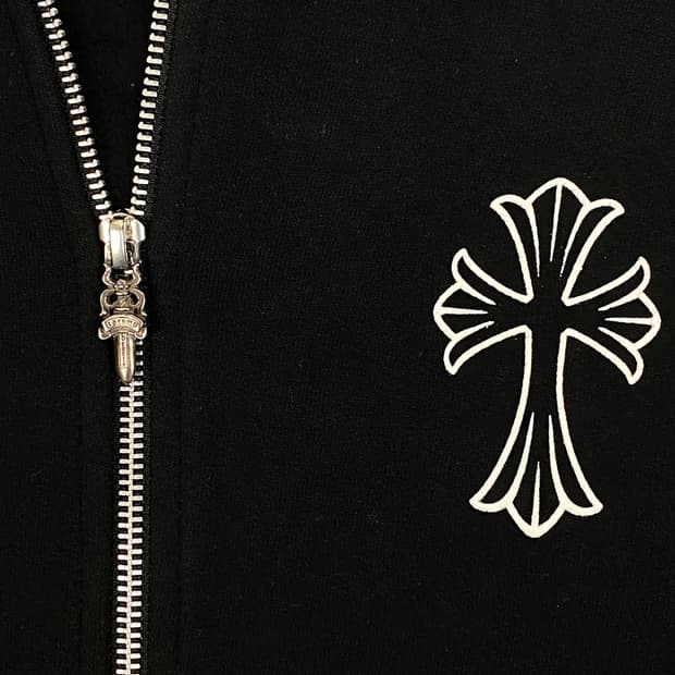 크로스 후드집업