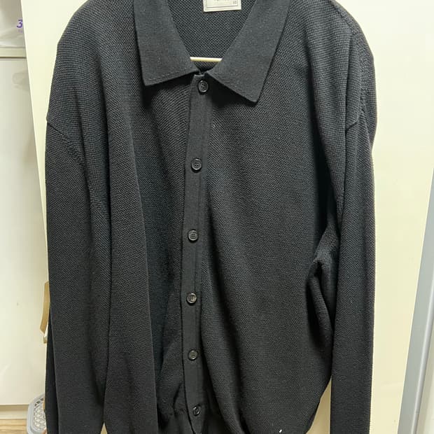 (3)어나더오피스 블랙 니트 가디건 