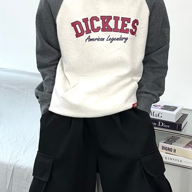 디키즈 y2k 나그랑 빅로고 후드티 L