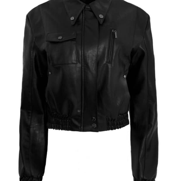 보헴서 LEATHER BLOUSON JUMPER