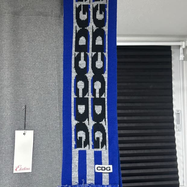 꼼데 니트 스톨 머플러 목도리