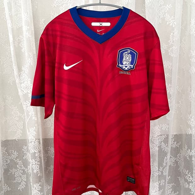 L)나이키 10-12 대한민국 축구 유니폼 국대 반팔 노마킹