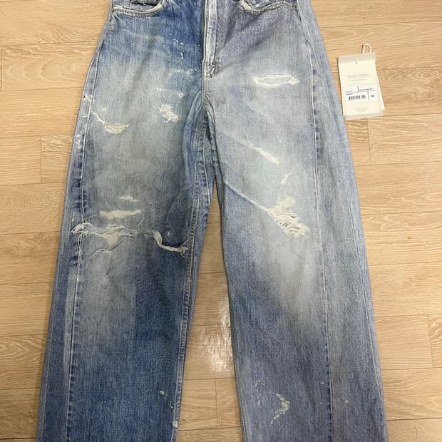 [판매] 아워레가시 디지털 프린트 데님팬츠 풀컷