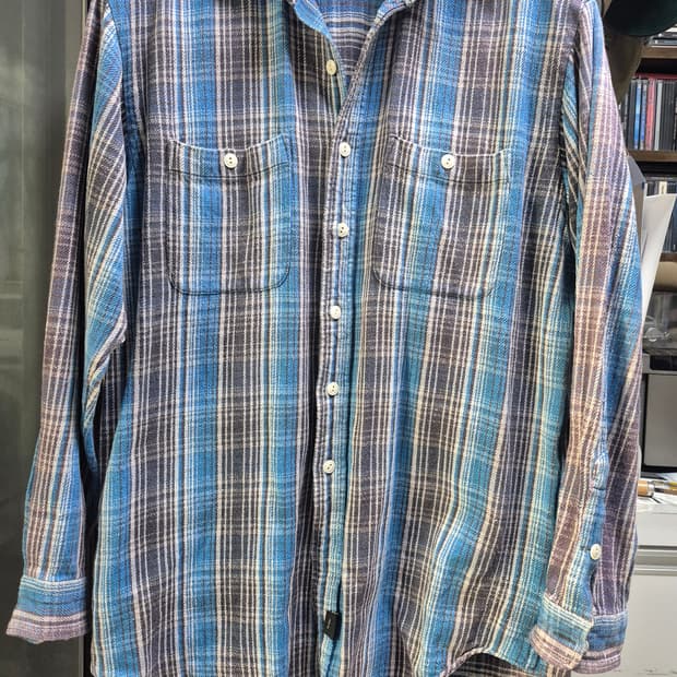 RRL 더블알엘 플란넬 워크 셔츠