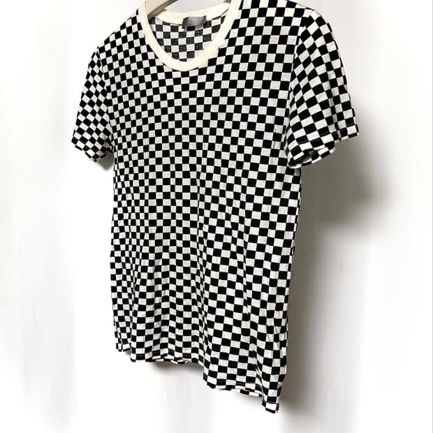 디올옴므 06s Checkerboard T-Shirt