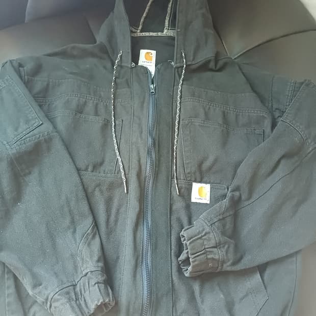 칼하트 후드집업 자켓 블랙xl