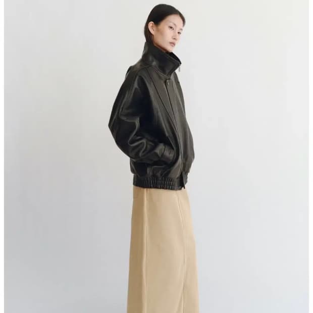 DERS 램스킨 레더 자켓