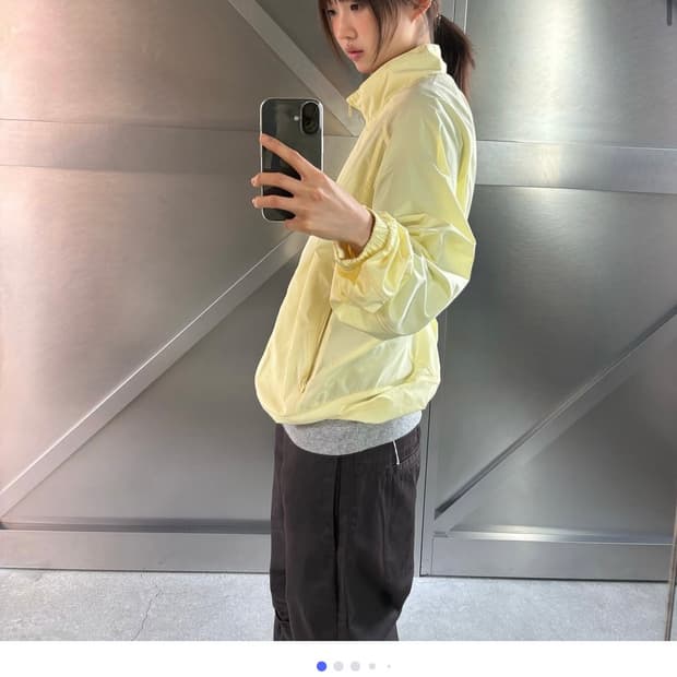 산산기어 26SS 시즌 도킹 자켓 레몬