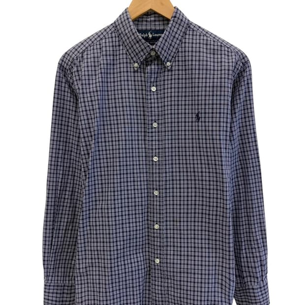 00s 폴로 체크 셔츠 (M)