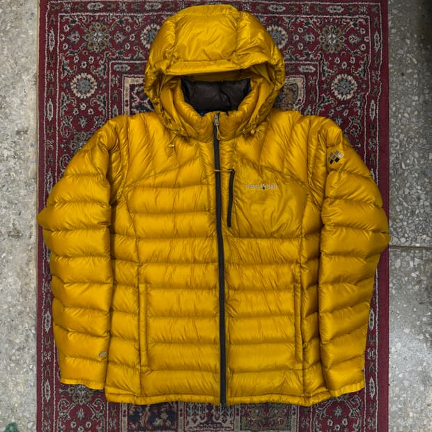 몽벨 900필 구스다운 경량 후드 패딩자켓 [ 100 ]
