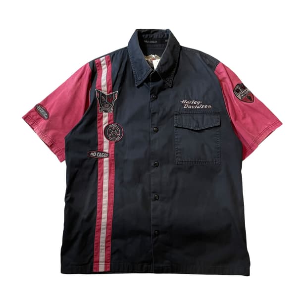 할리데이비슨 코튼 반팔셔츠