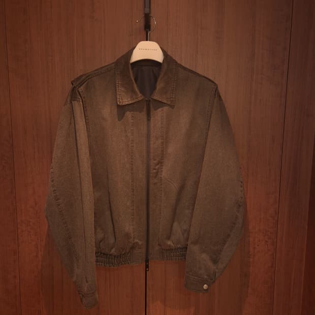 라퍼지스토어 버핑레더 오버핏 MA-1 자켓