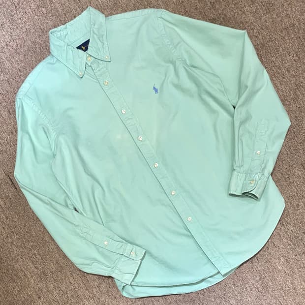 (M) POLO 폴로 랄프로렌 솔리드 셔츠 클래식핏