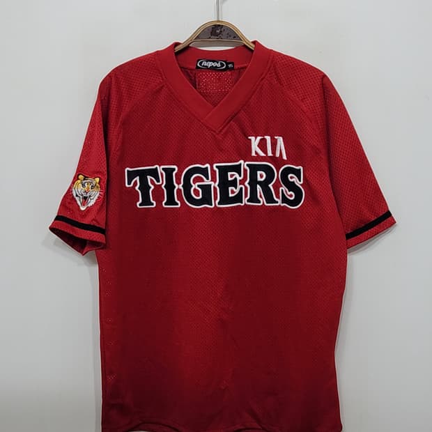 (100) 기아타이거즈 야구져지 반팔 노마킹 유니폼 