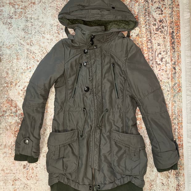 Vintage military 2way midi jacket 