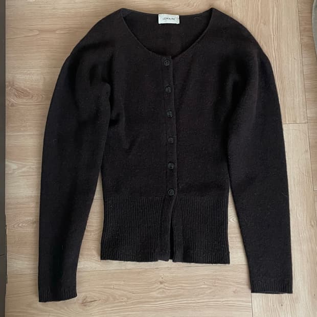 Lemaire 르메르 다크브라운 가디건 m