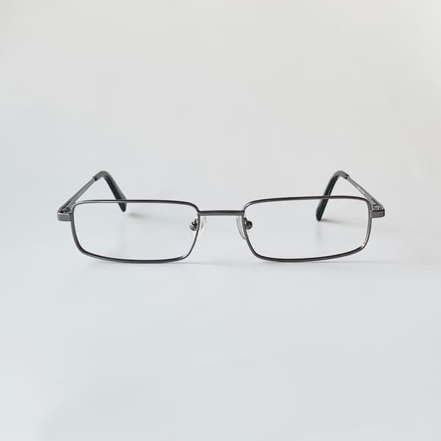 770 데드스탁 픽키 빅사이즈 슬림 사각 건메탈 빈티지안경