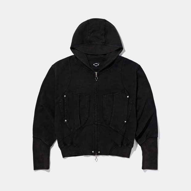 MSCHF BIG POCKET HOODIE - WASHED BLACK