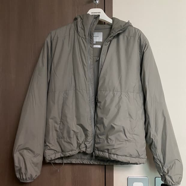 [3]브라운야드 라이트 후디드 자켓 올리브 그레이 라후자