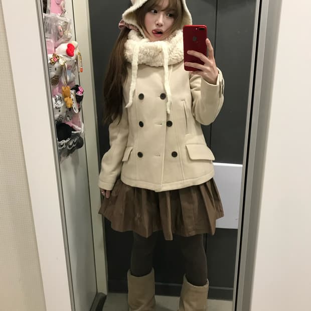 엑시즈팜 아이보리 모리걸 니혼진 코디세트