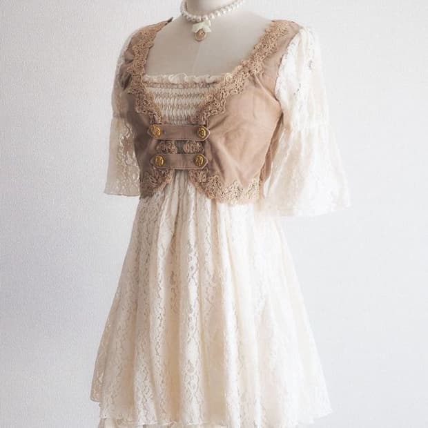 고전 Lizlisa 리즈리사 레이스 원피스