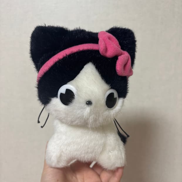 고전 빈티지 고양이 인형