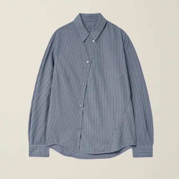 누마레 EE 커브드 스프라이드 슬레이트 그레이 셔츠