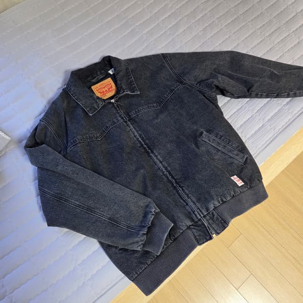 리바이스 워싱 청자켓