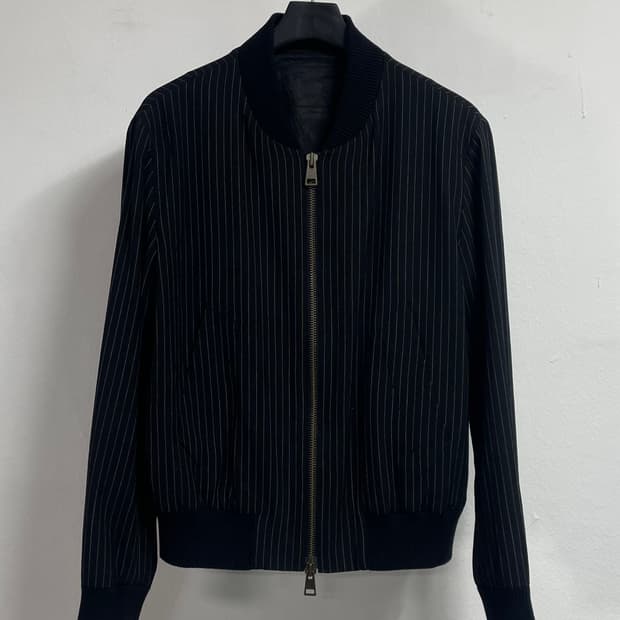  AMI 아미 스트라이프 투웨이 블루종 자켓 (on.10)