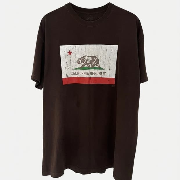 캘리포니아 리퍼블릭 그래픽 티셔츠
