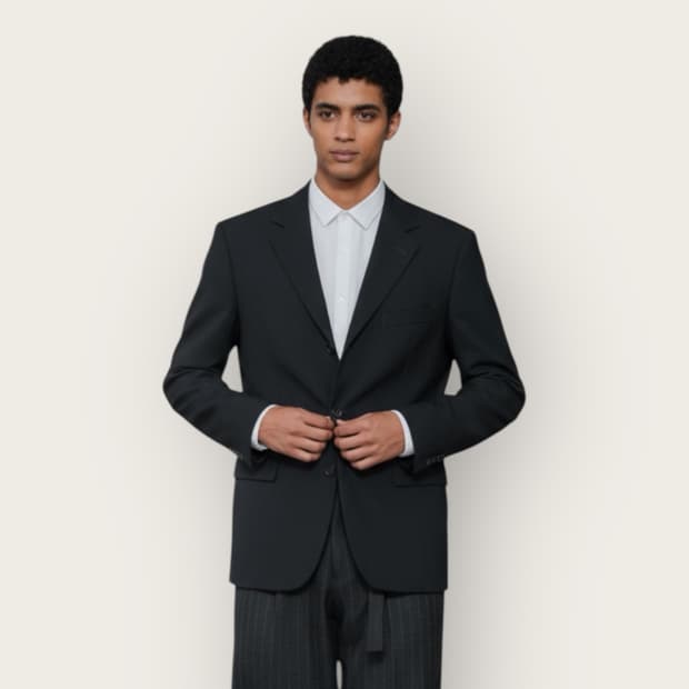 52/ 에르메네질도 제냐 울실크 블레이저 자켓