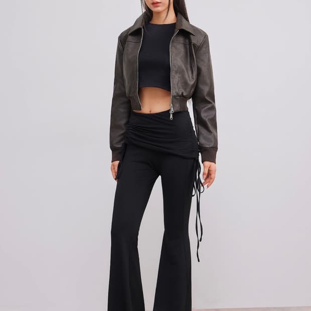 XXS) 샵사이다 플래어 팬츠