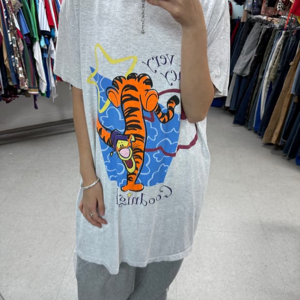 Usa pooh print tshirt 