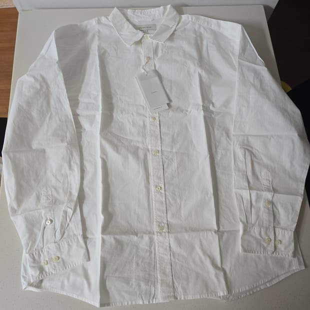 [XL] 유니온즐루 LAUNDRY SHIRT 화이트 런드리 셔츠