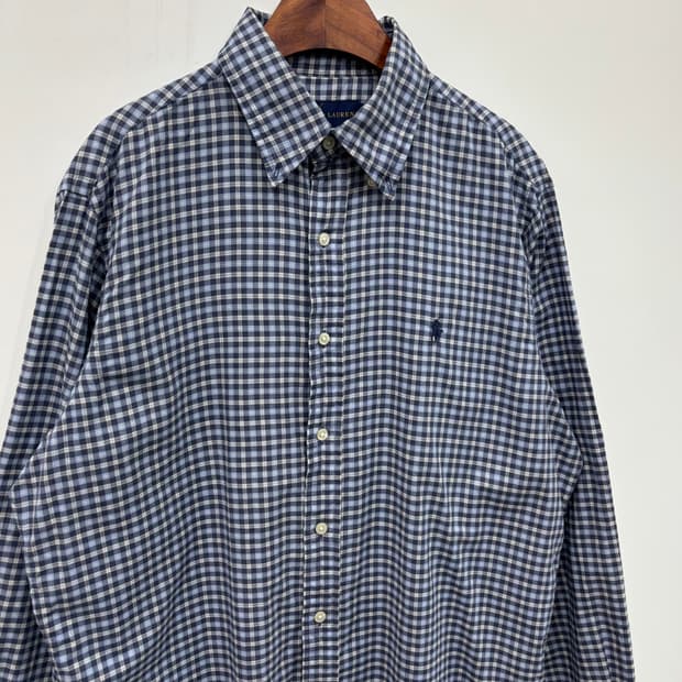 Polo Ralph Lauren 마이크로 플레이드 체크셔츠 